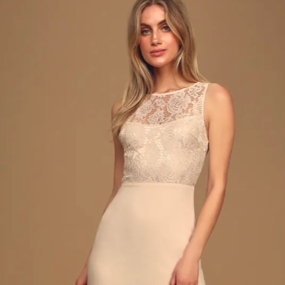Wedding Season Cream colored floor length Dress Fit for a Queen 👑💫